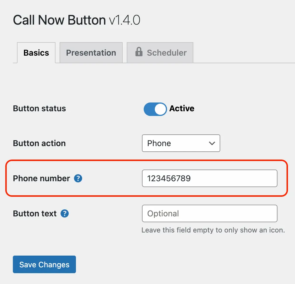 Add a click to call button to your website in WordPress