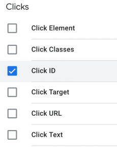 Google Tag Manager - Enable Click ID variable